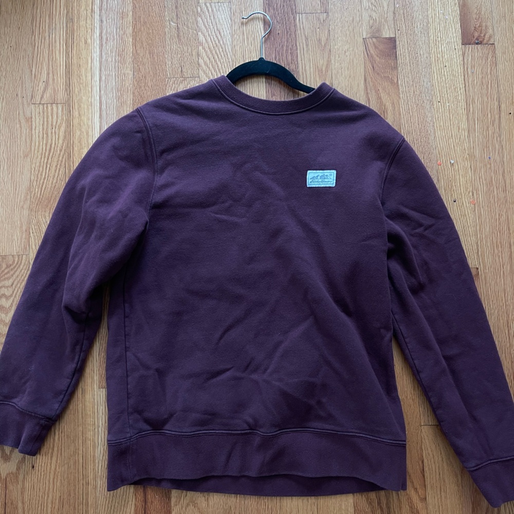 Dark red Eddie Bauer Crew neck